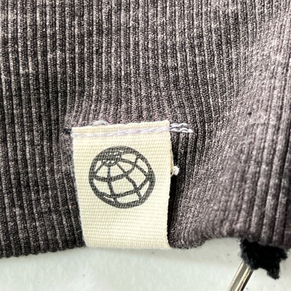 Free Planet Short Sleeve Hoodie Mens Medium Gray Pull Over Sweatshirt - Picture 4 of 7